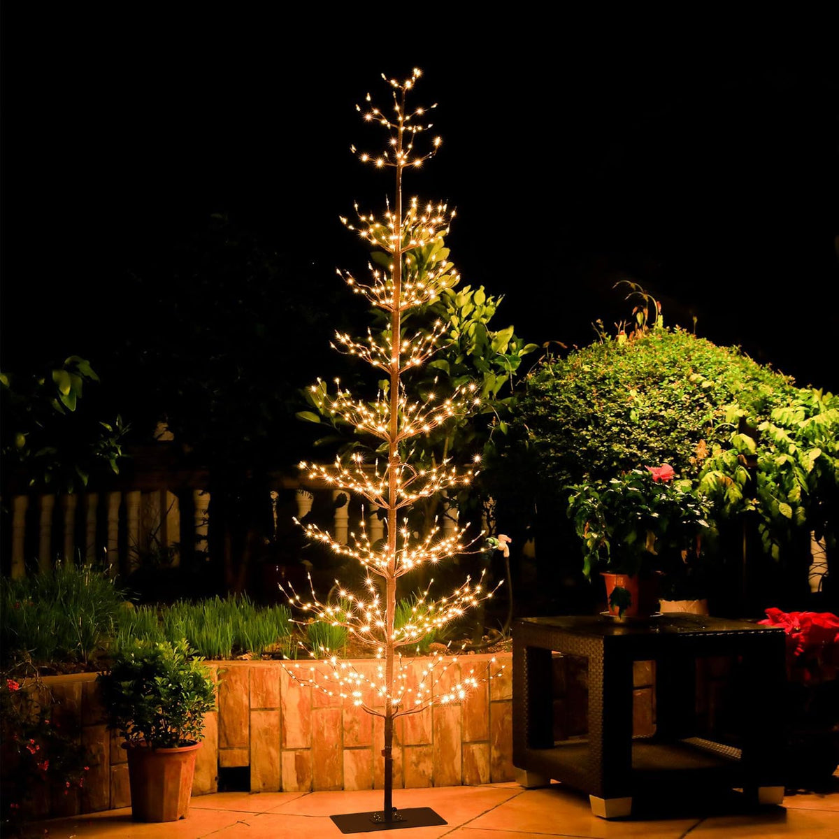 7 Feet 736L LED Artificial Christmas Tree Warm White A263