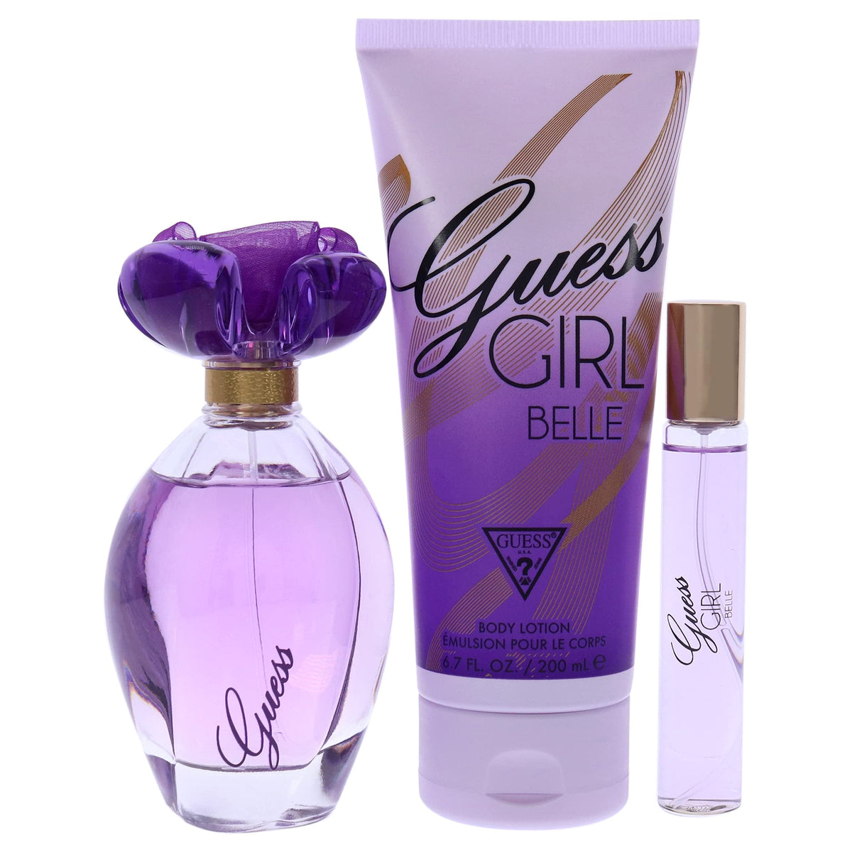 3 Pc Gift Set 3.4 oz EDT Spray 0.5 oz EDP Travel Spray 6.7 oz Body Lotion D2436
