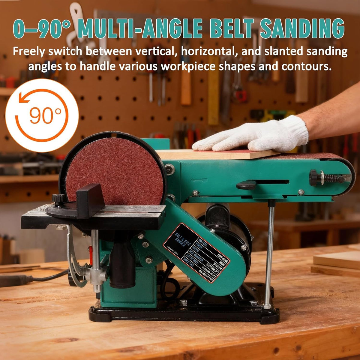 4 x 36 in. Adjustable Belt Sander U353518