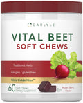Beet Root Soft Chews 60 Count Mixed Berry Flavor L69679