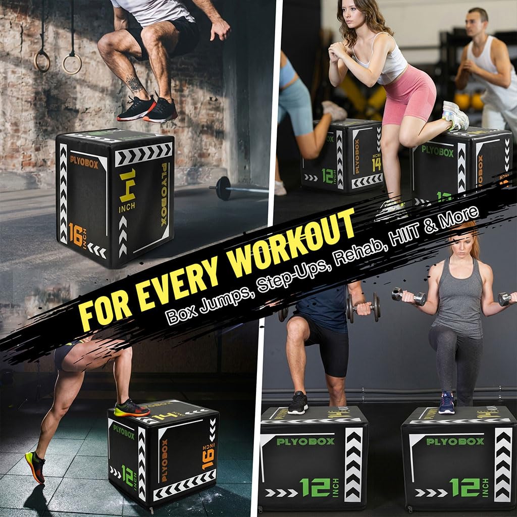 3-in-1 Foam Plyo Box 20/24/30 Inch D221411