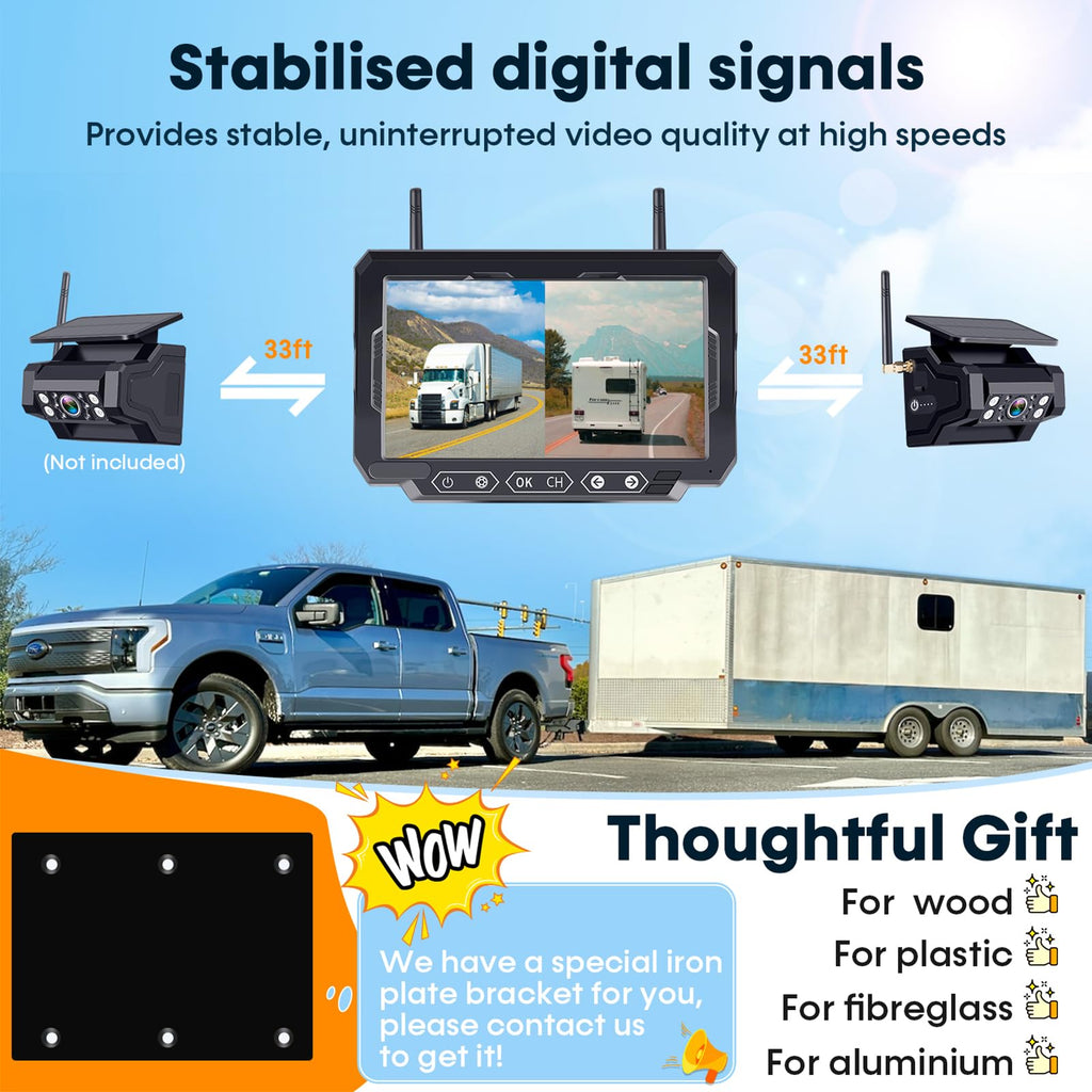 1080P HD Wireless Backup Camera E751706