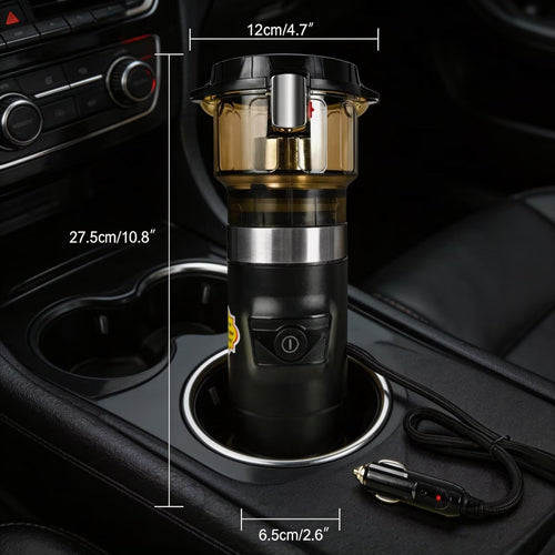 12V Portable Single Serve Car Coffee Maker with Reusable Filter S57463