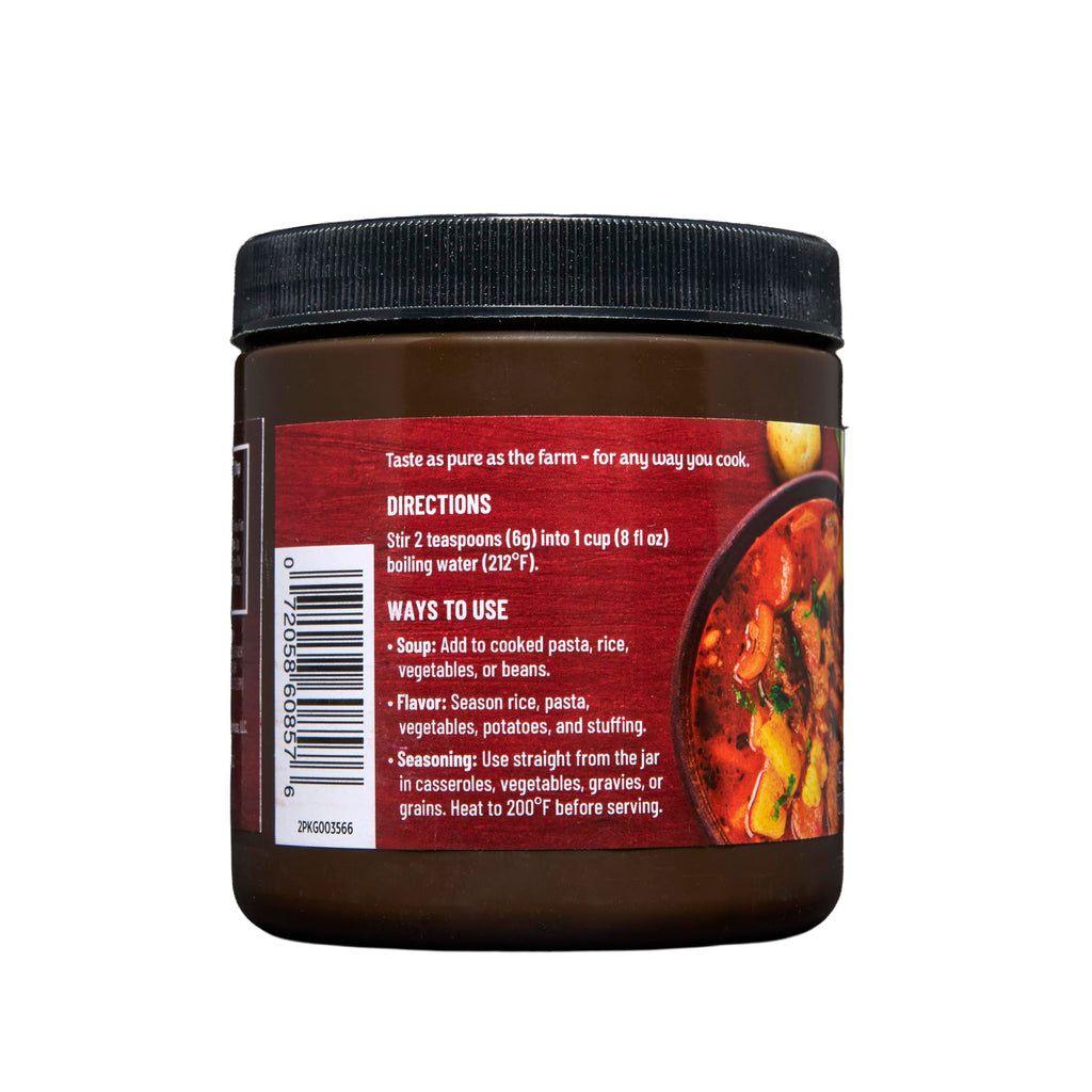 Beef Broth Base Granulated Bouillon Seasoning 12 oz Jar X4224