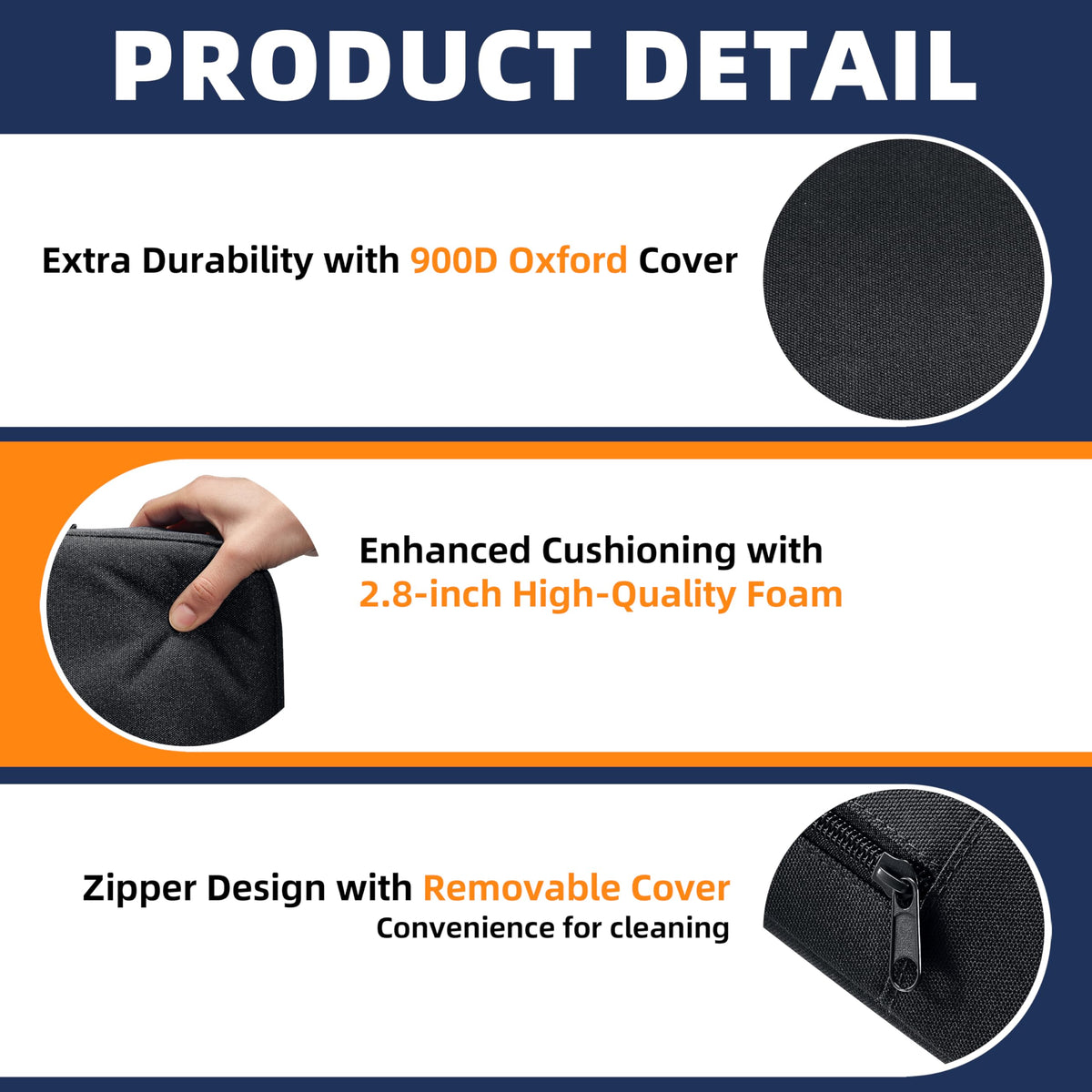 Extra Thick Stadium Seat Cushion L72205
