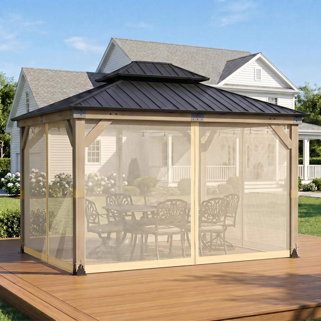 12'x14' Mosquito Netting Screen for Gazebo M87881