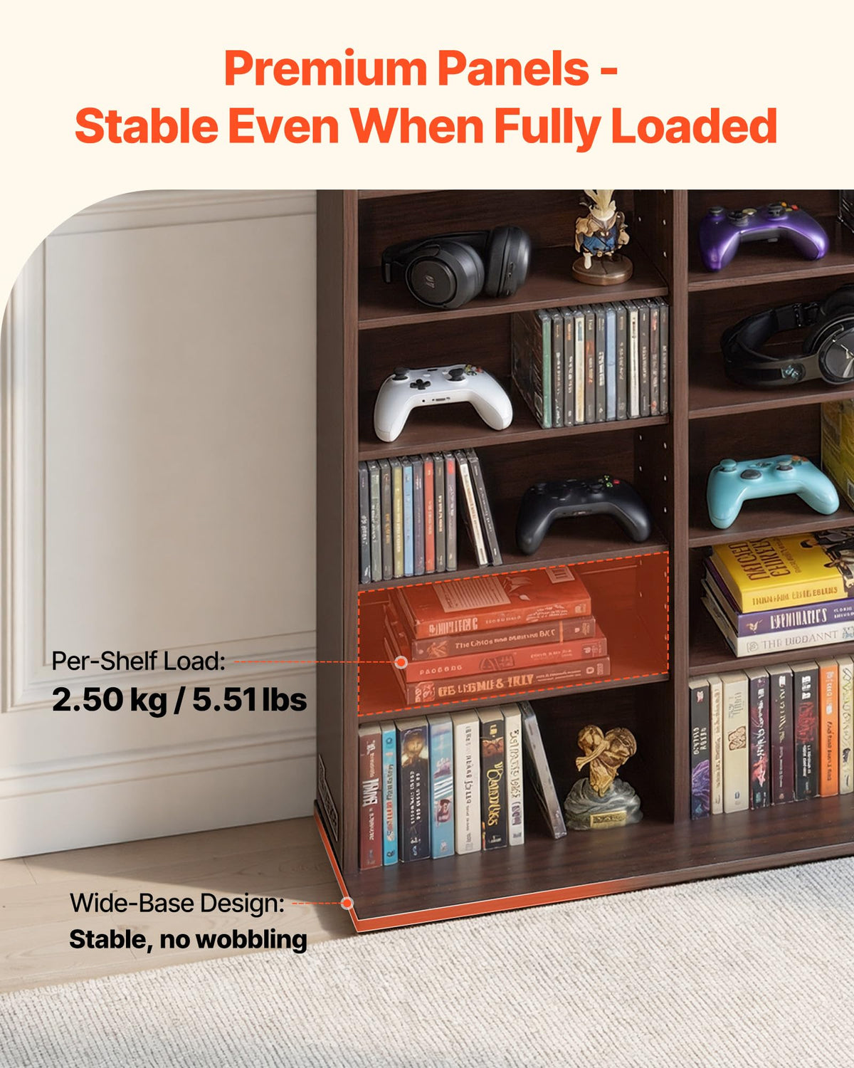 12-Tier Media Storage Cabinet T3232