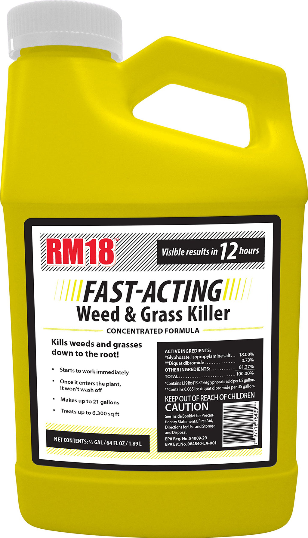Fast-Acting Weed and Grass Killer, 64-ounce I229