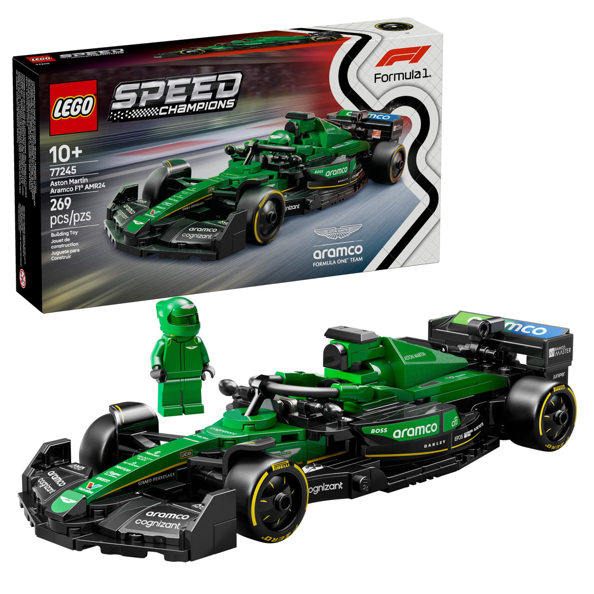 Aston Martin F1 Race Car Toy Building Set Q445713
