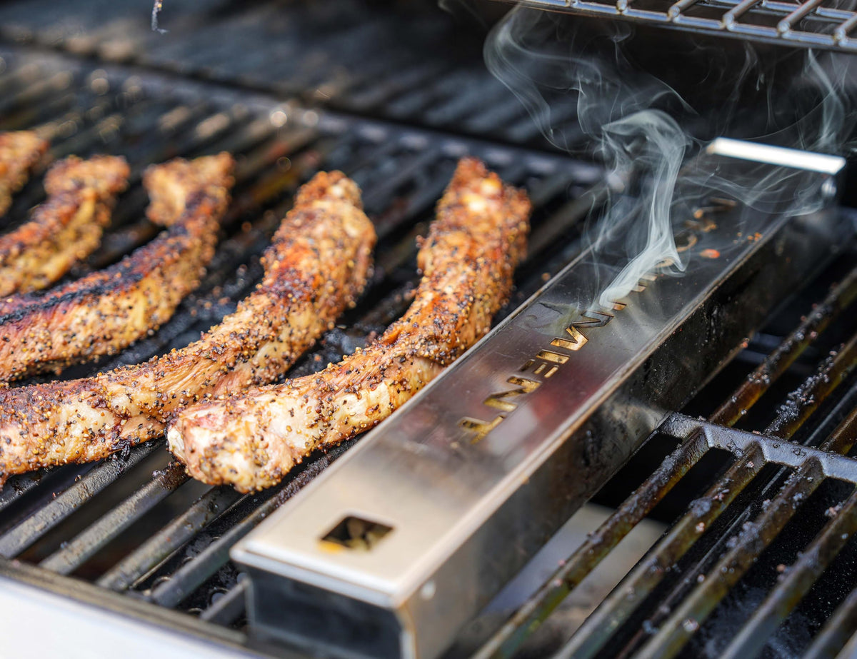 6+1 Burner Propane Gas Grill Stainless Steel 78,000 BTU with Side Sear Burner H6846