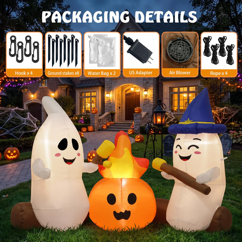 Halloween Inflatables Ghosts Outdoor Yard Decorations V2912