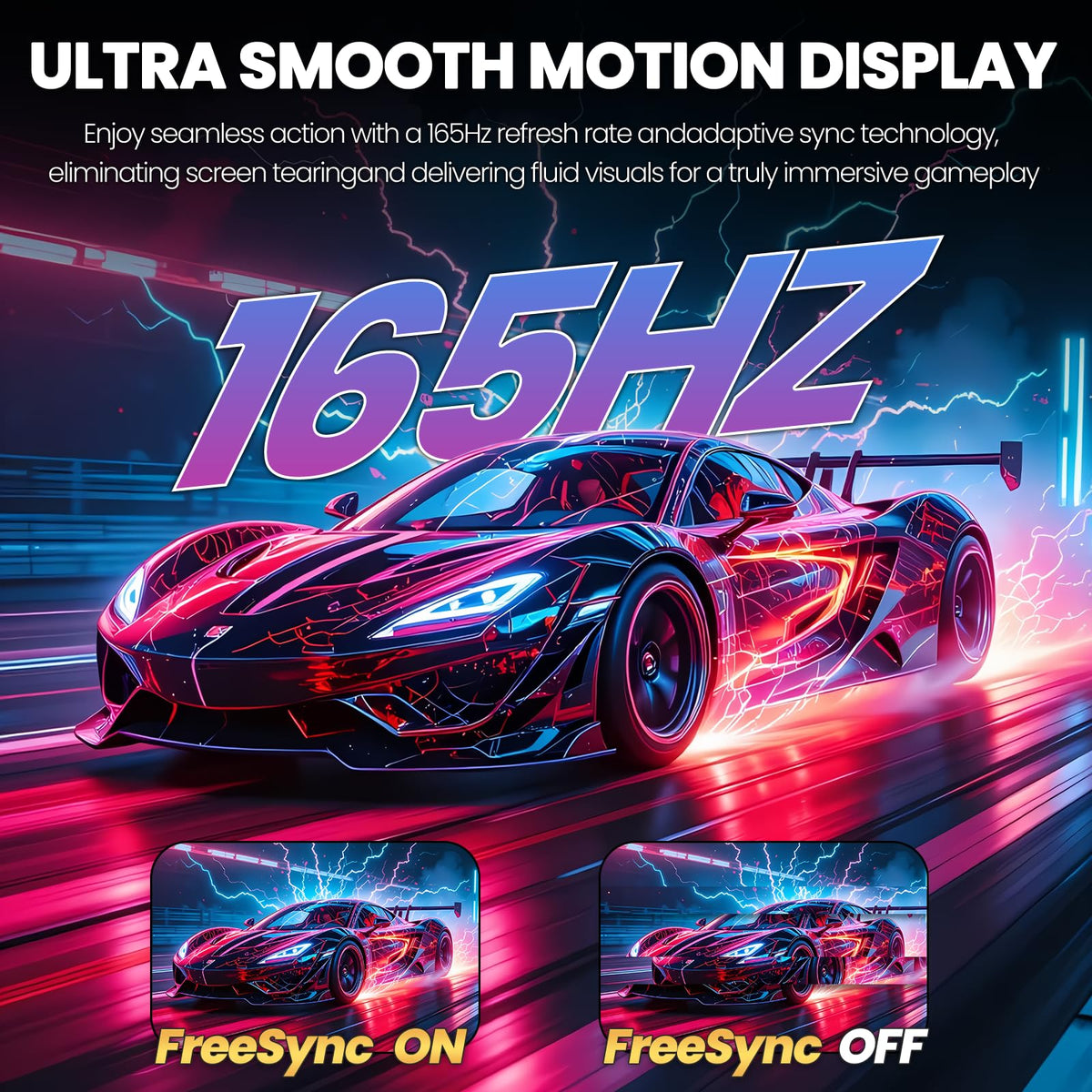 34 Inch 165Hz UWQHD IPS Ultrawide Gaming Monitor Y989498
