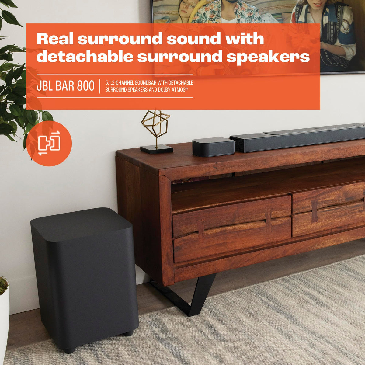 5.1.2-Channel Soundbar with Wireless Subwoofer and Dolby Atmos C394160