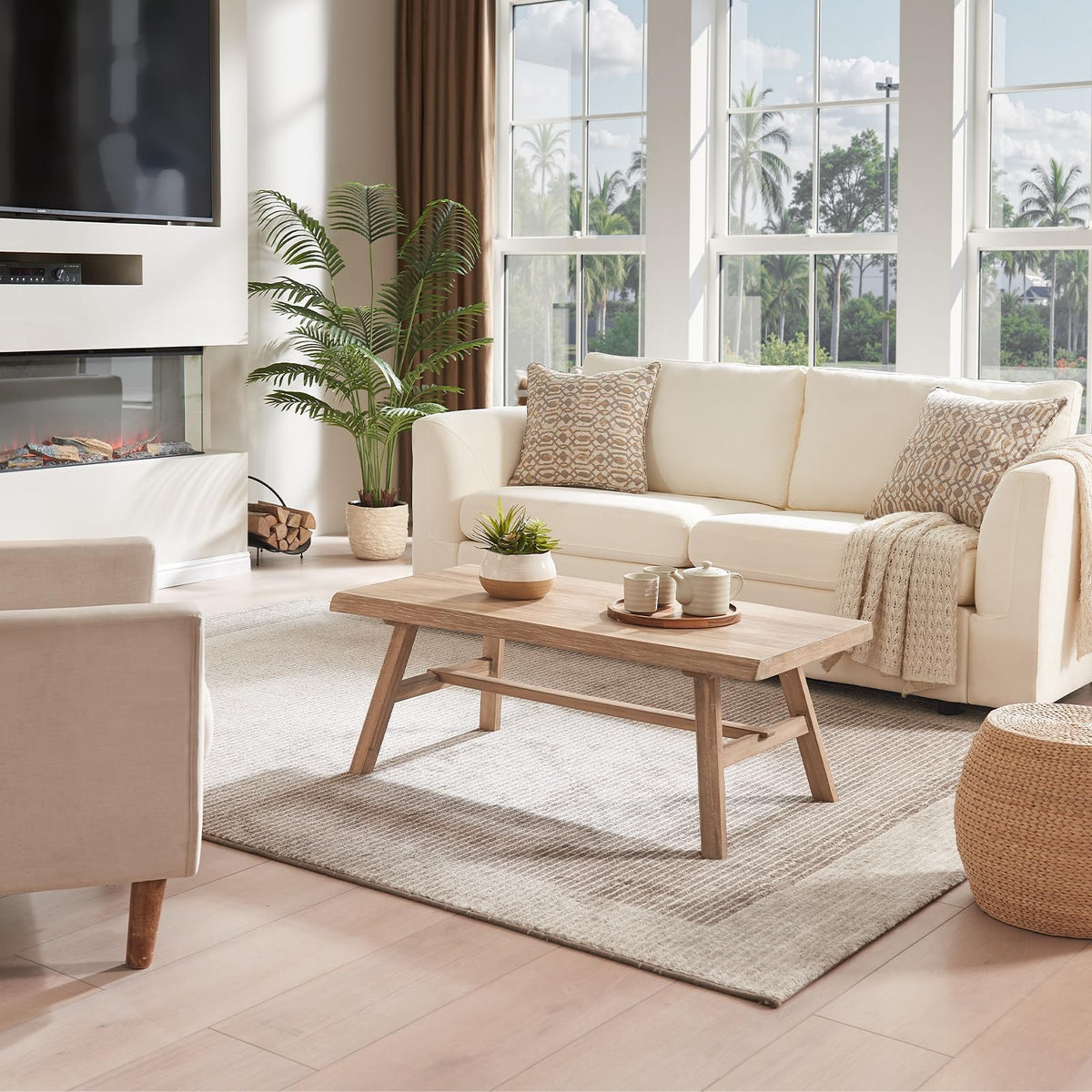 Solid Wood Coffee Table X3945