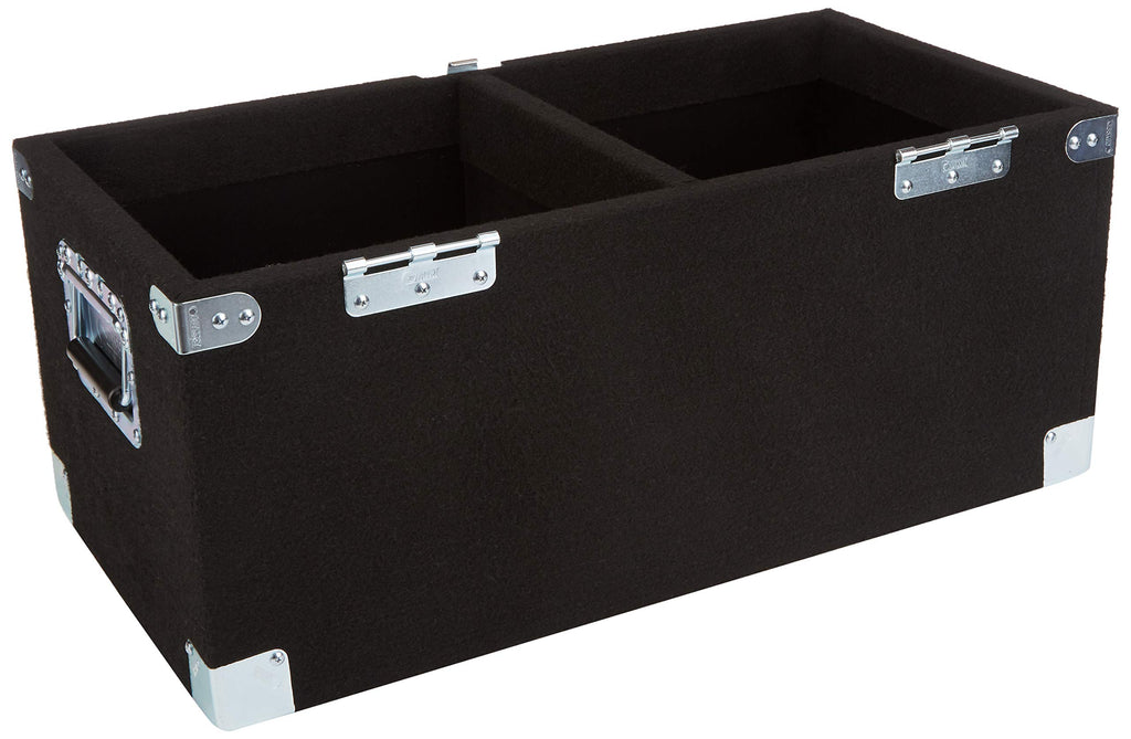 Carpeted LP Case with Recessed Hardware U38008