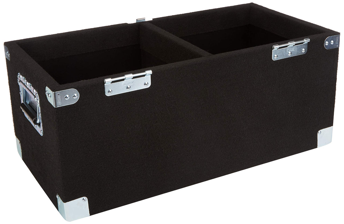 Carpeted LP Case with Recessed Hardware U38008