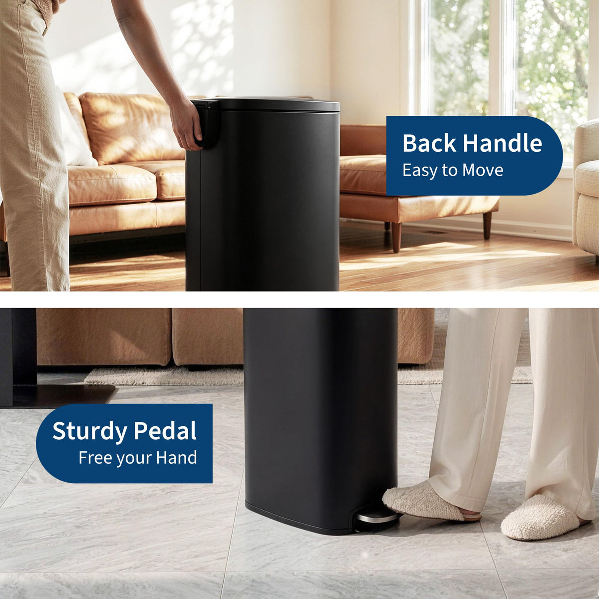 50 Liter Stainless Steel Step Trash Can S83878
