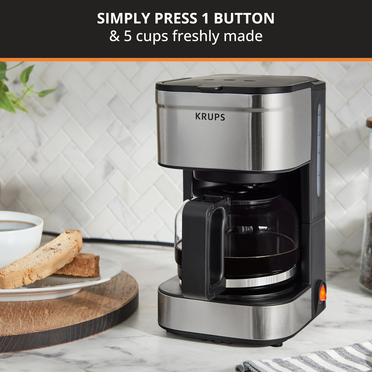 5 Cup Stainless Steel Coffee Maker A729