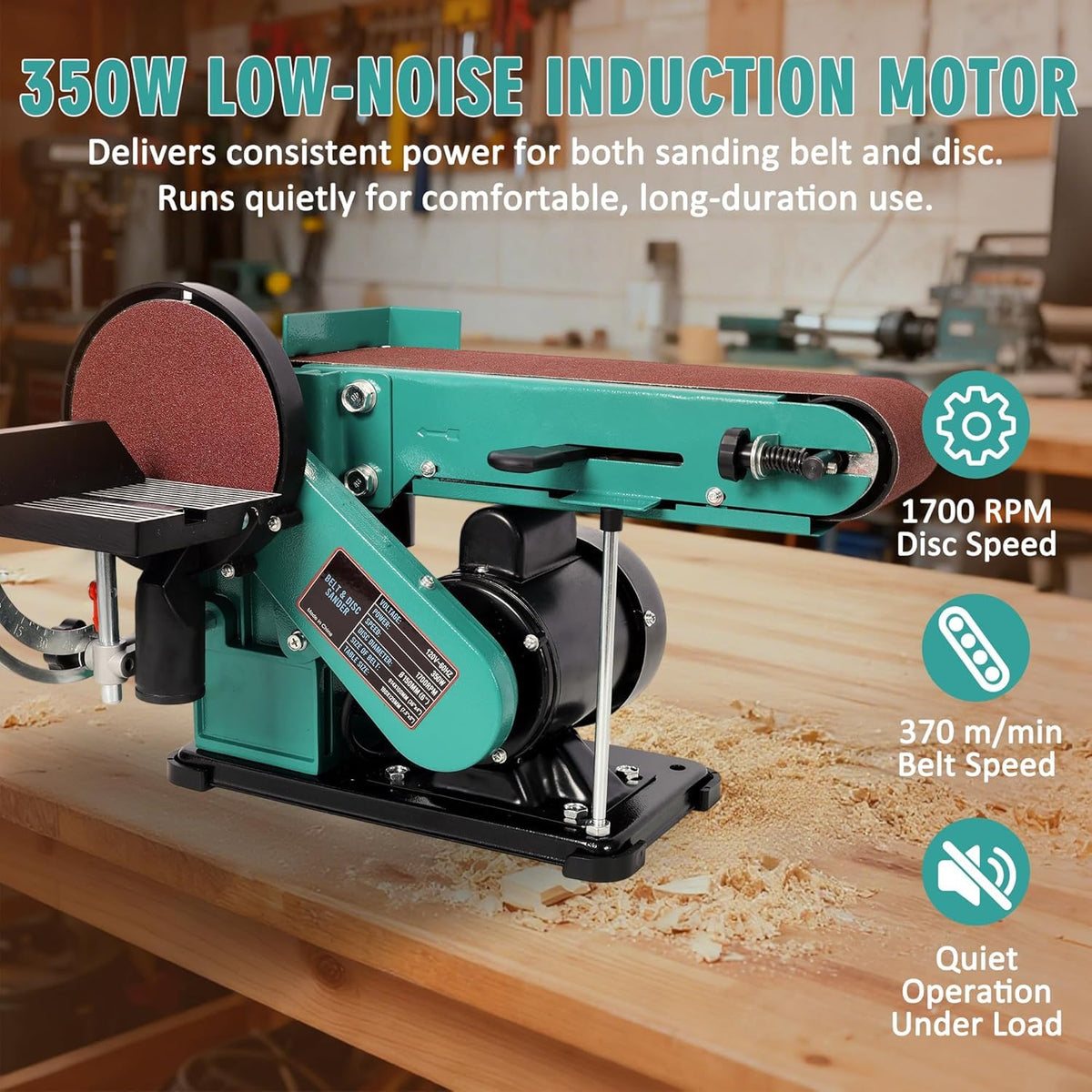 4 x 36 in. Adjustable Belt Sander U353518