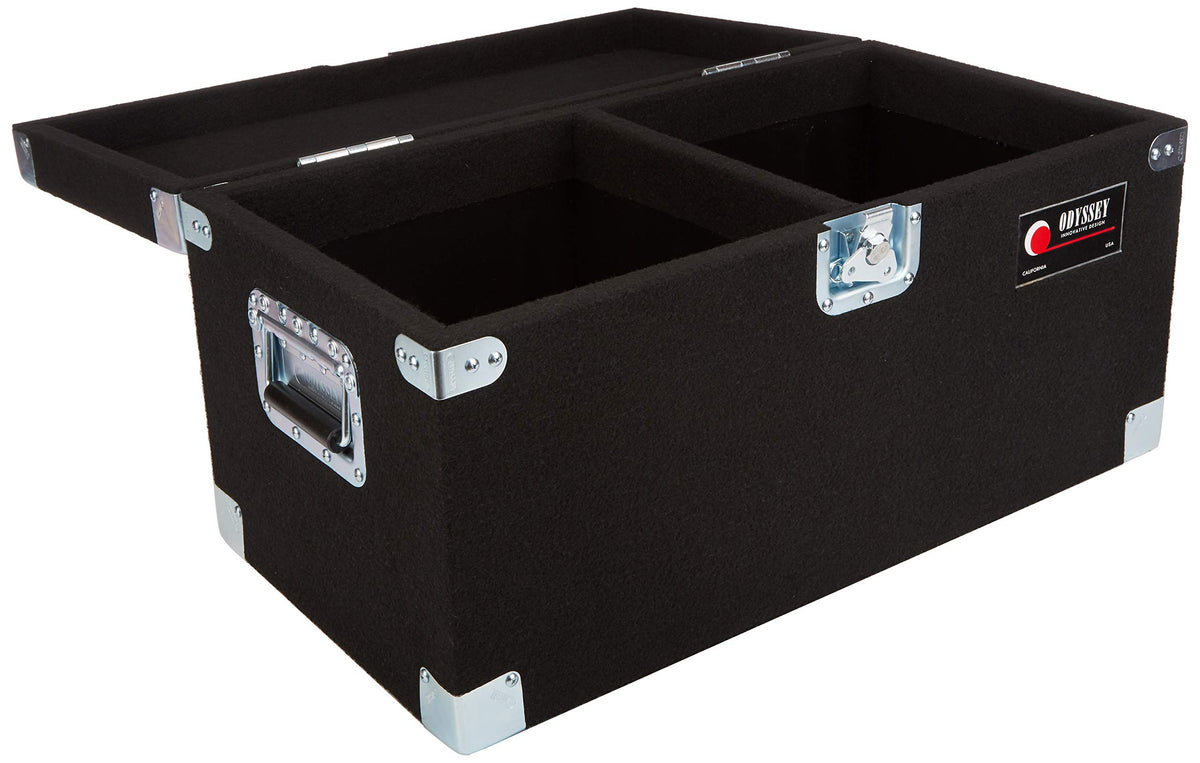 Carpeted LP Case with Recessed Hardware U38008