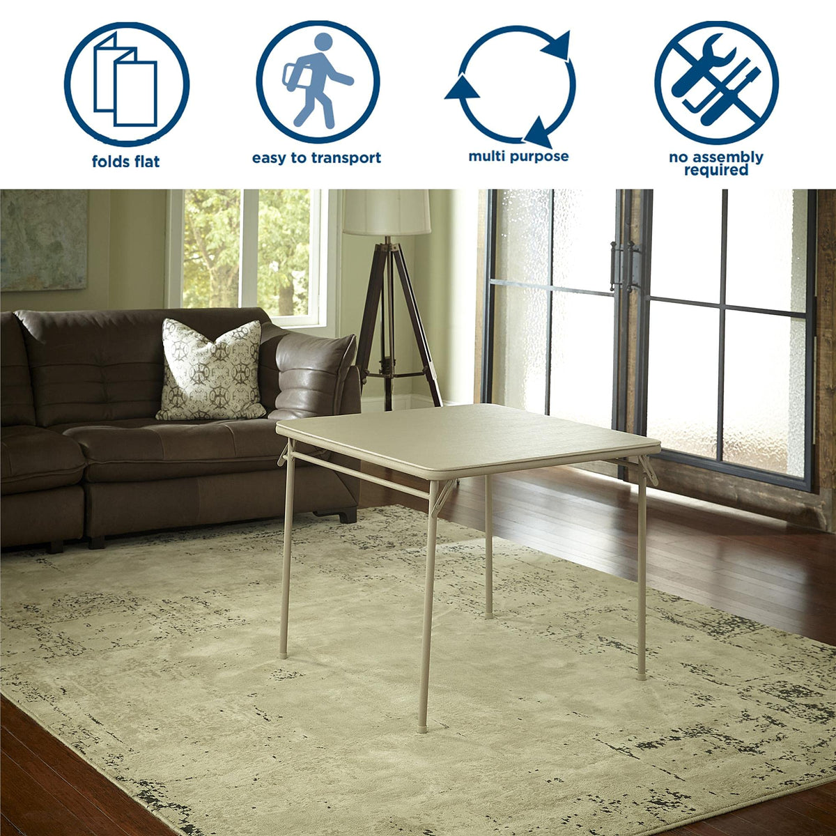34" Square Folding Card Table U77936