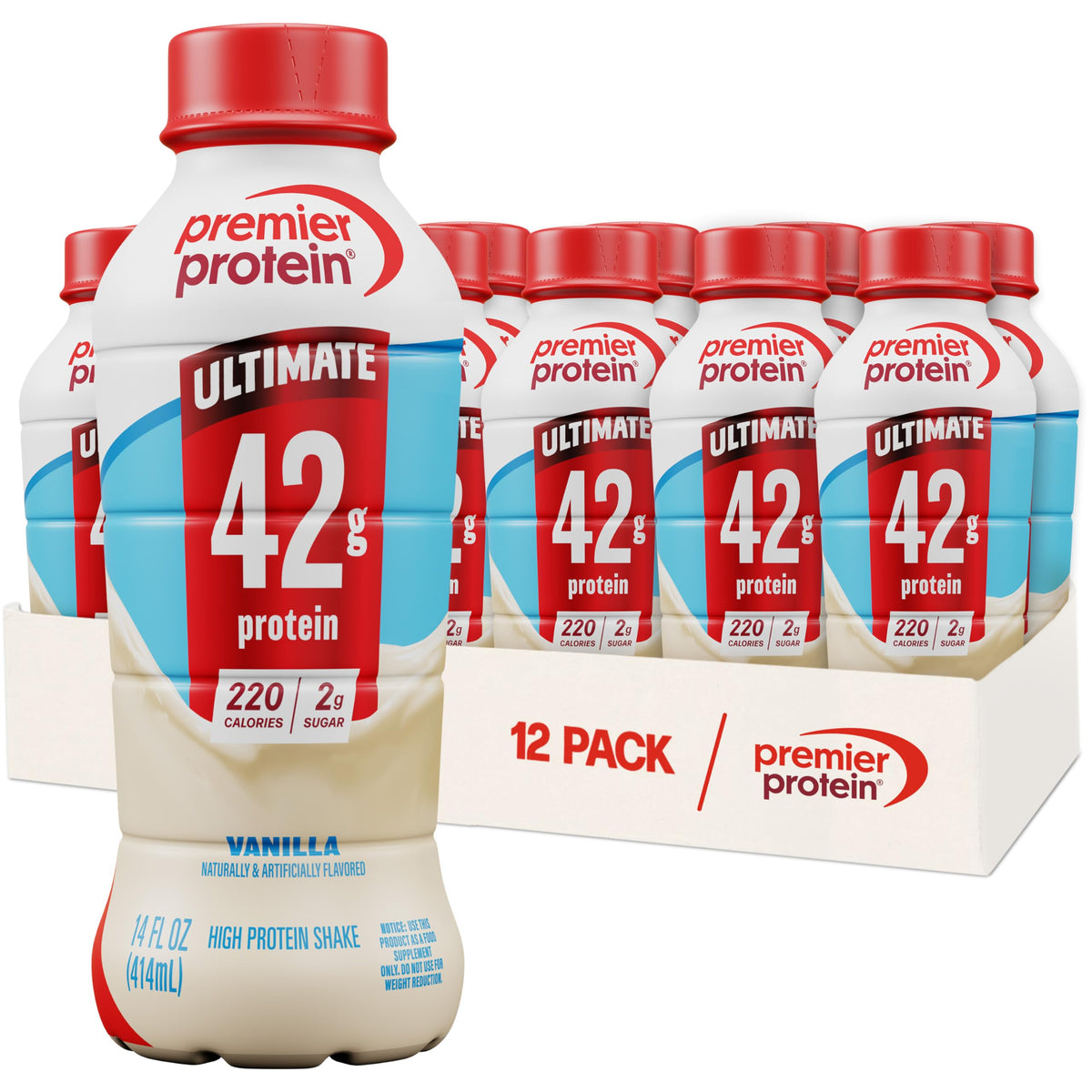 Vanilla 42g High Protein Shake 12 Pack Z4241