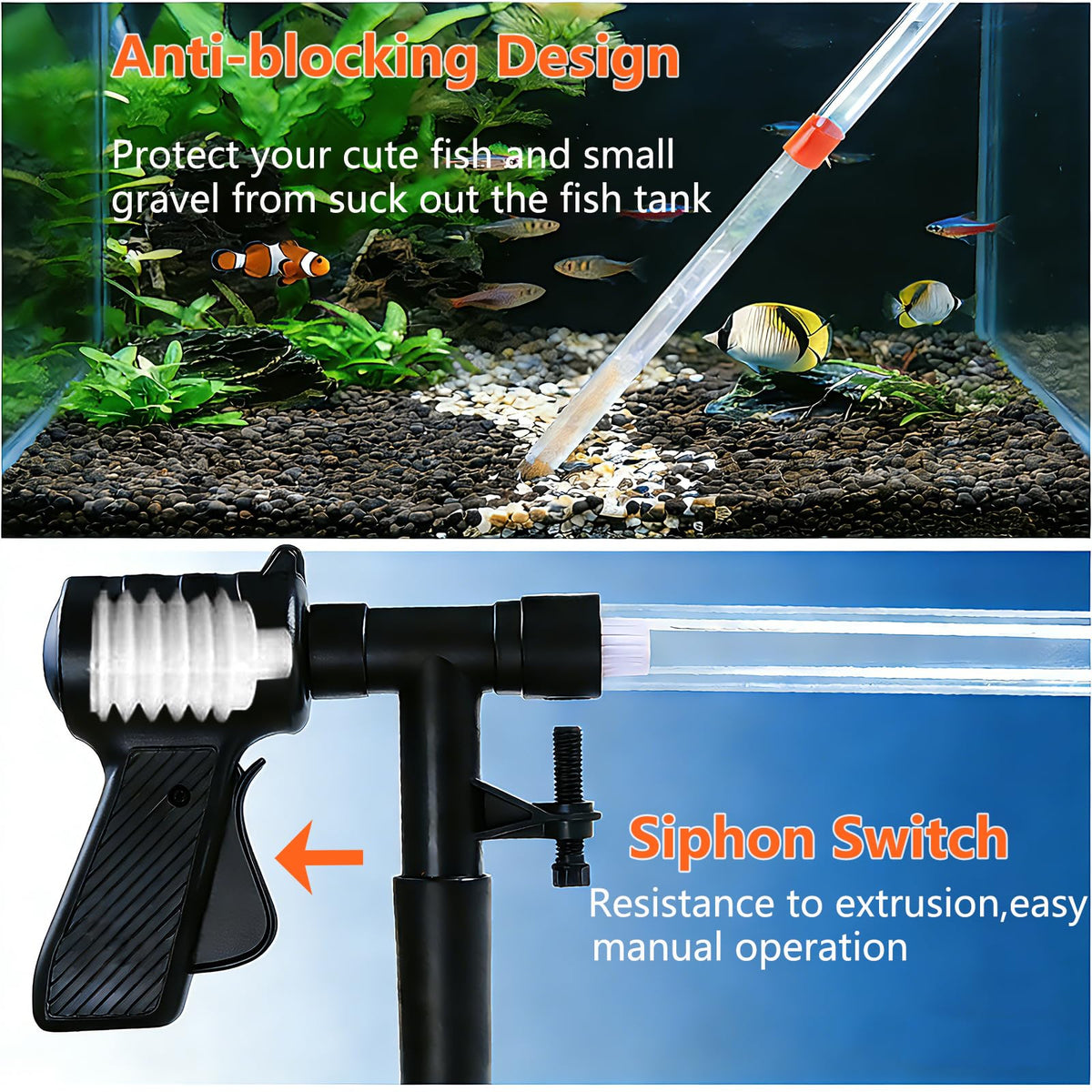 Aquarium Gravel Vacuum Cleaner Kit V8813