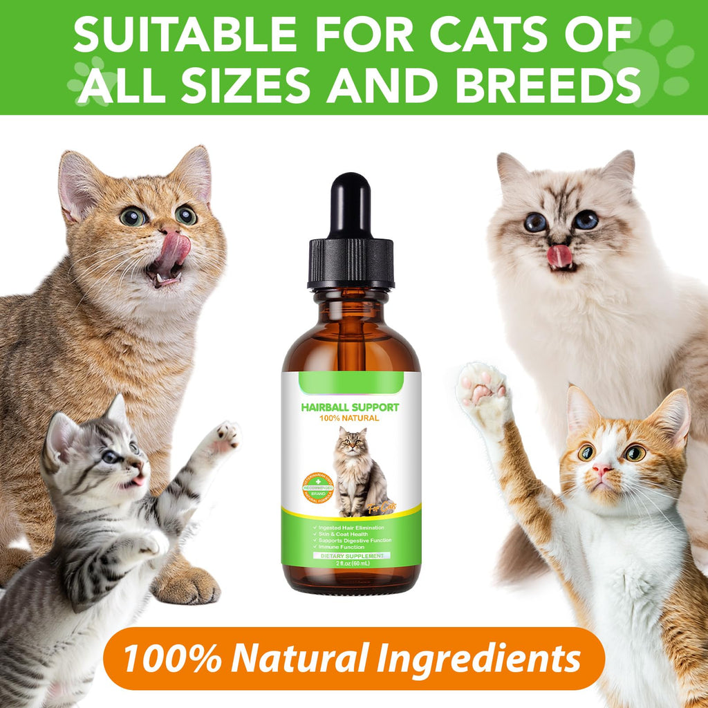 Natural Cat Hairball Treatment with Vitamins W2530