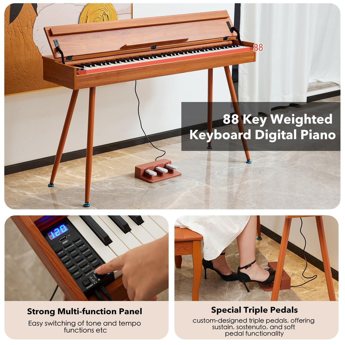 88 Key Weighted Digital Piano B94156