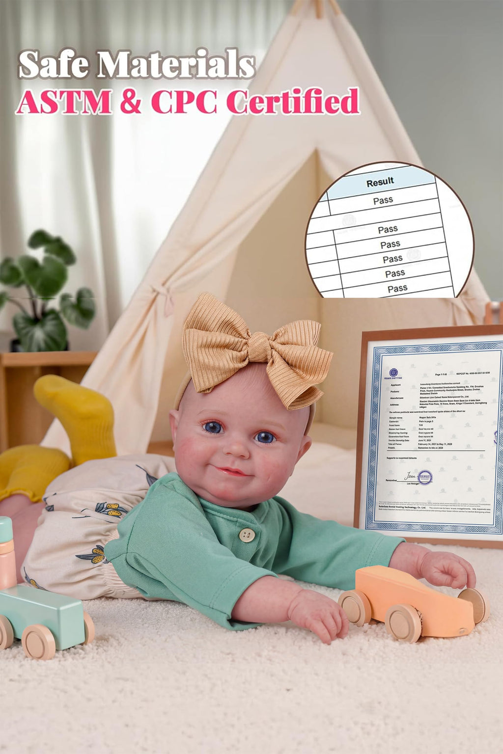 20 Inch Soft Vinyl Baby Doll A120759