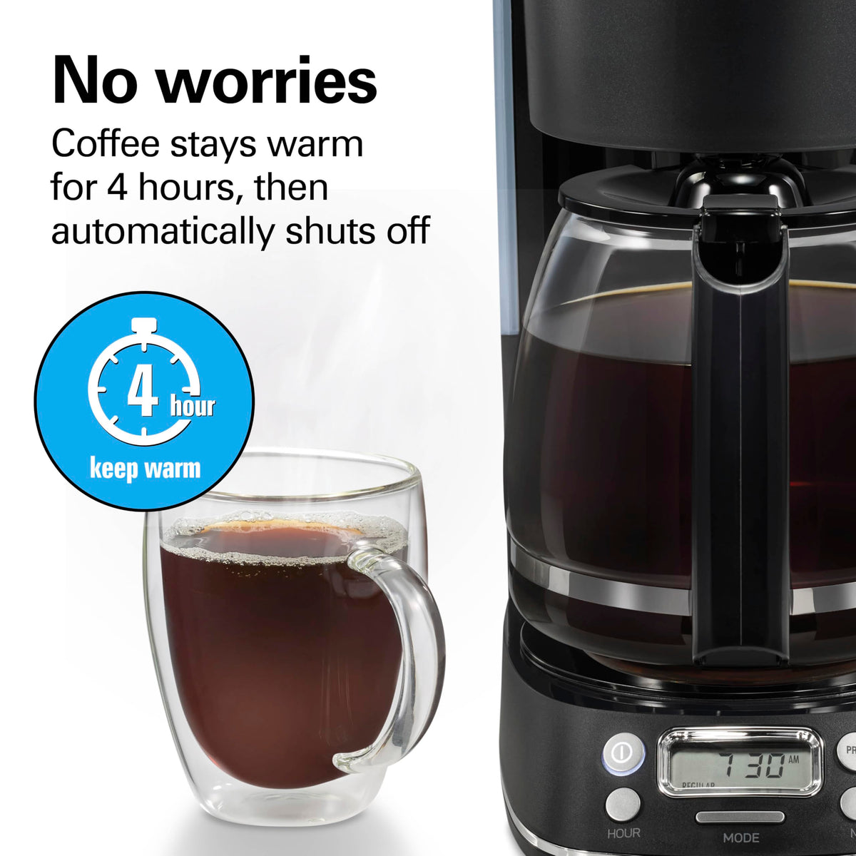 12 Cup Programmable Drip Coffee Maker C4255