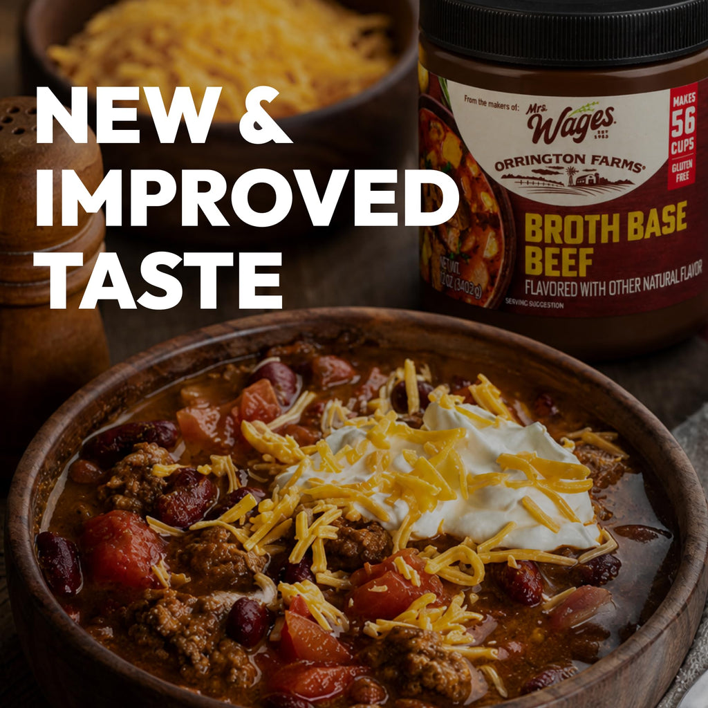 Beef Broth Base Granulated Bouillon Seasoning 12 oz Jar X4224