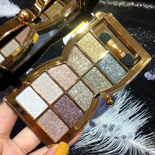 10 Colors Shimmer & Matte Glitter Eyeshadow Palette A3434