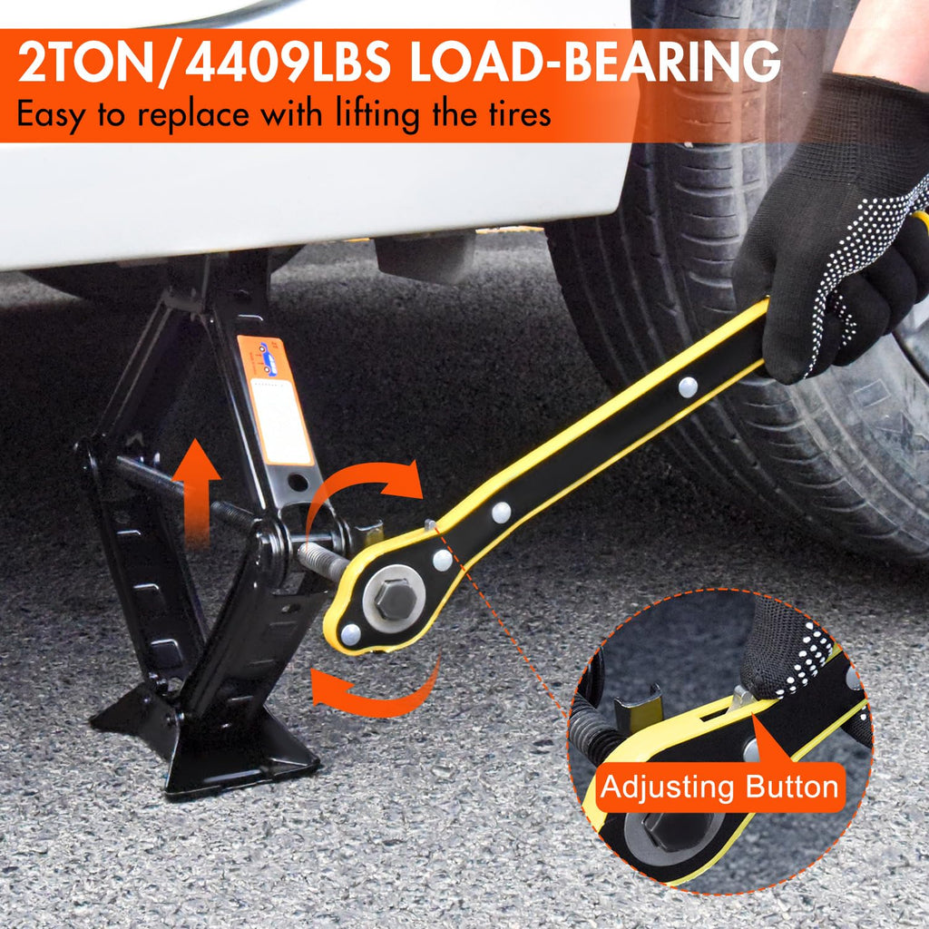 2 Ton Scissor Car Jack with Lug Wrench K173066
