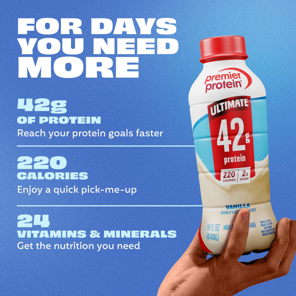 Vanilla 42g High Protein Shake 12 Pack Z4241