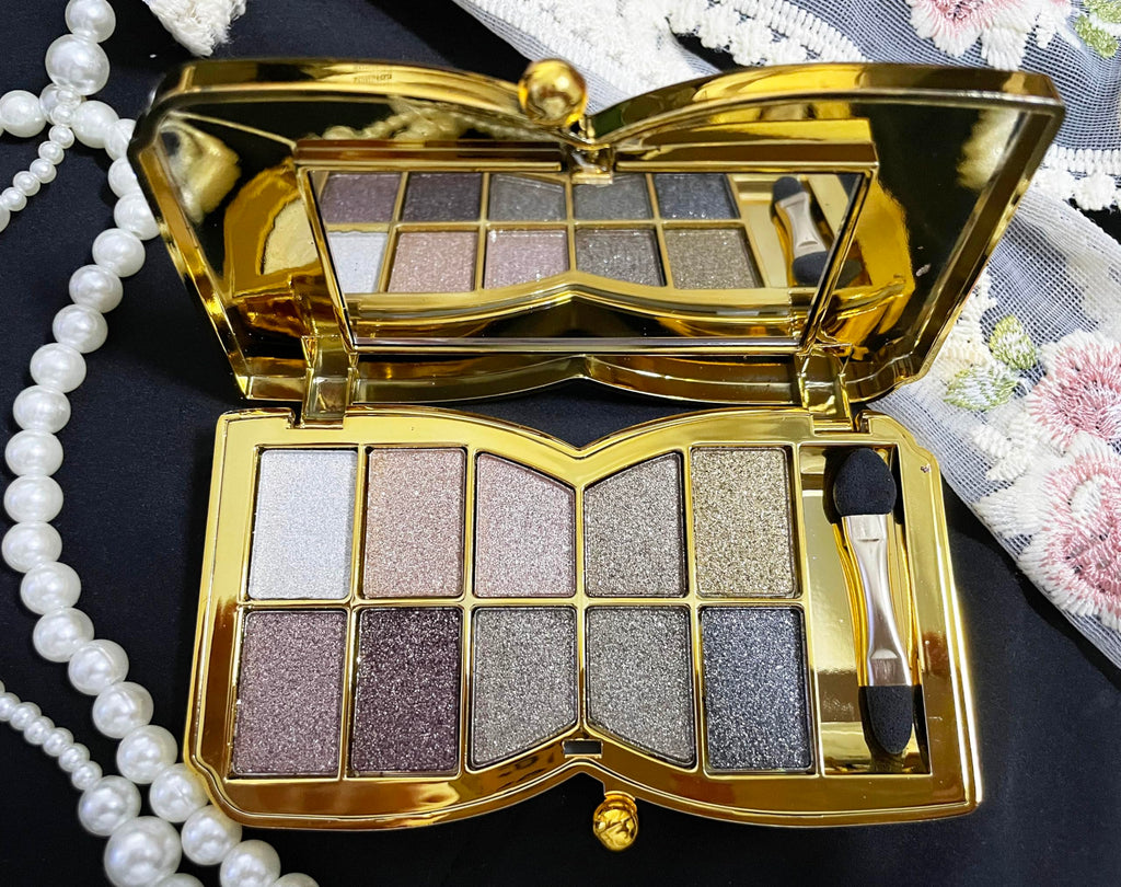 10 Colors Shimmer & Matte Glitter Eyeshadow Palette A3434