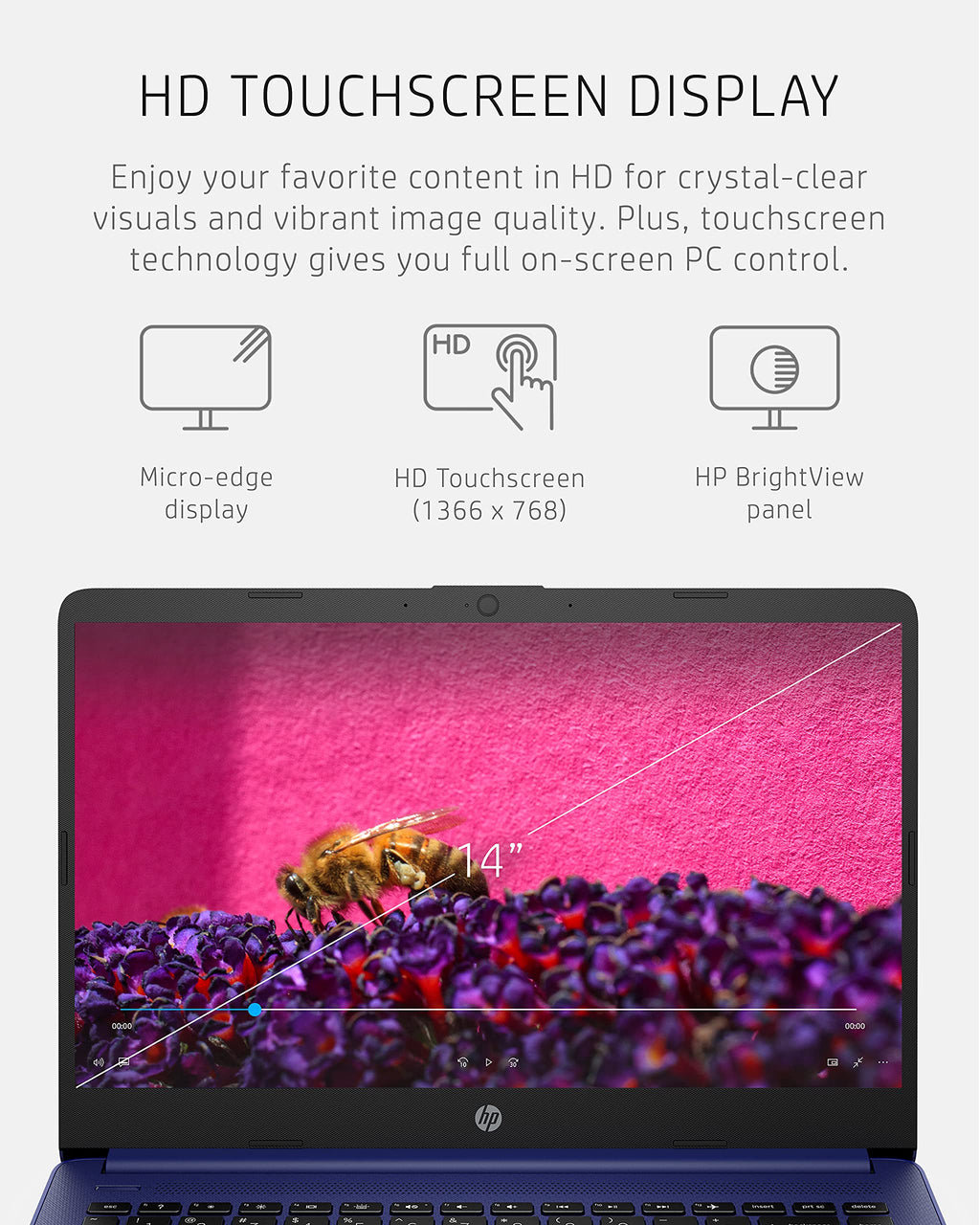 14-inch HD Touchscreen Laptop O612504