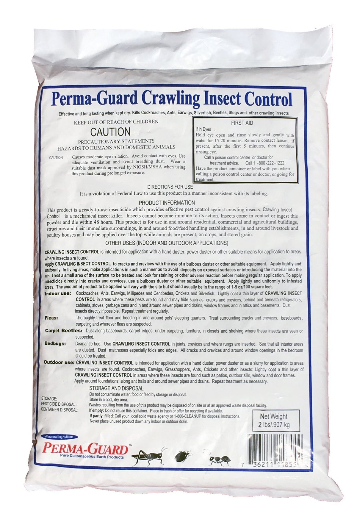 Diatomaceous Earth Powder 2 Pound Bag H306036